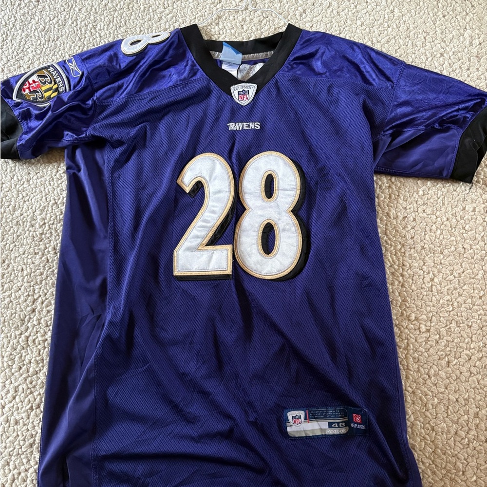 Zbikowski Purple NFL Ravens Jersey size 48